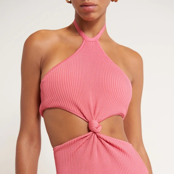 NWT Cult Gaia Cameron Knit Midi Dress (Blossom) - Picture 8 of 8